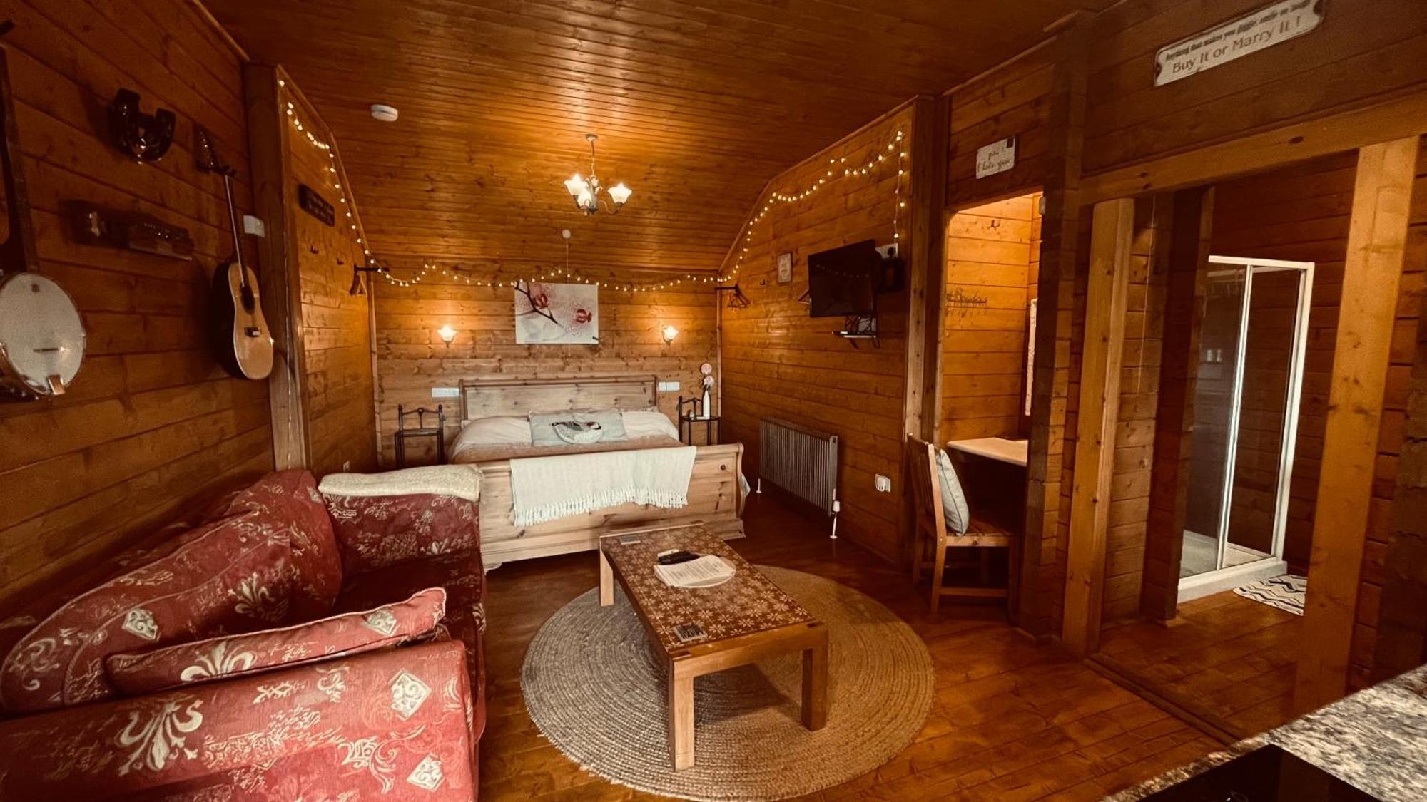 Blossom Cabin - Little Log Cabin In Wales Newtown  Kültér fotó