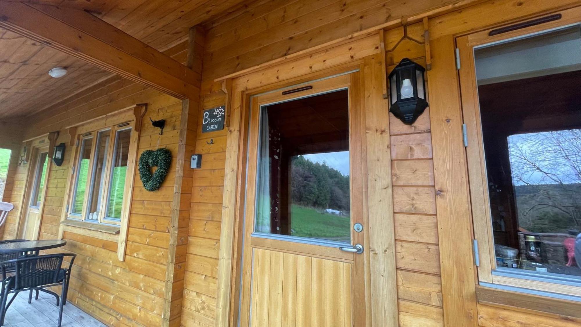 Blossom Cabin - Little Log Cabin In Wales Newtown  Kültér fotó