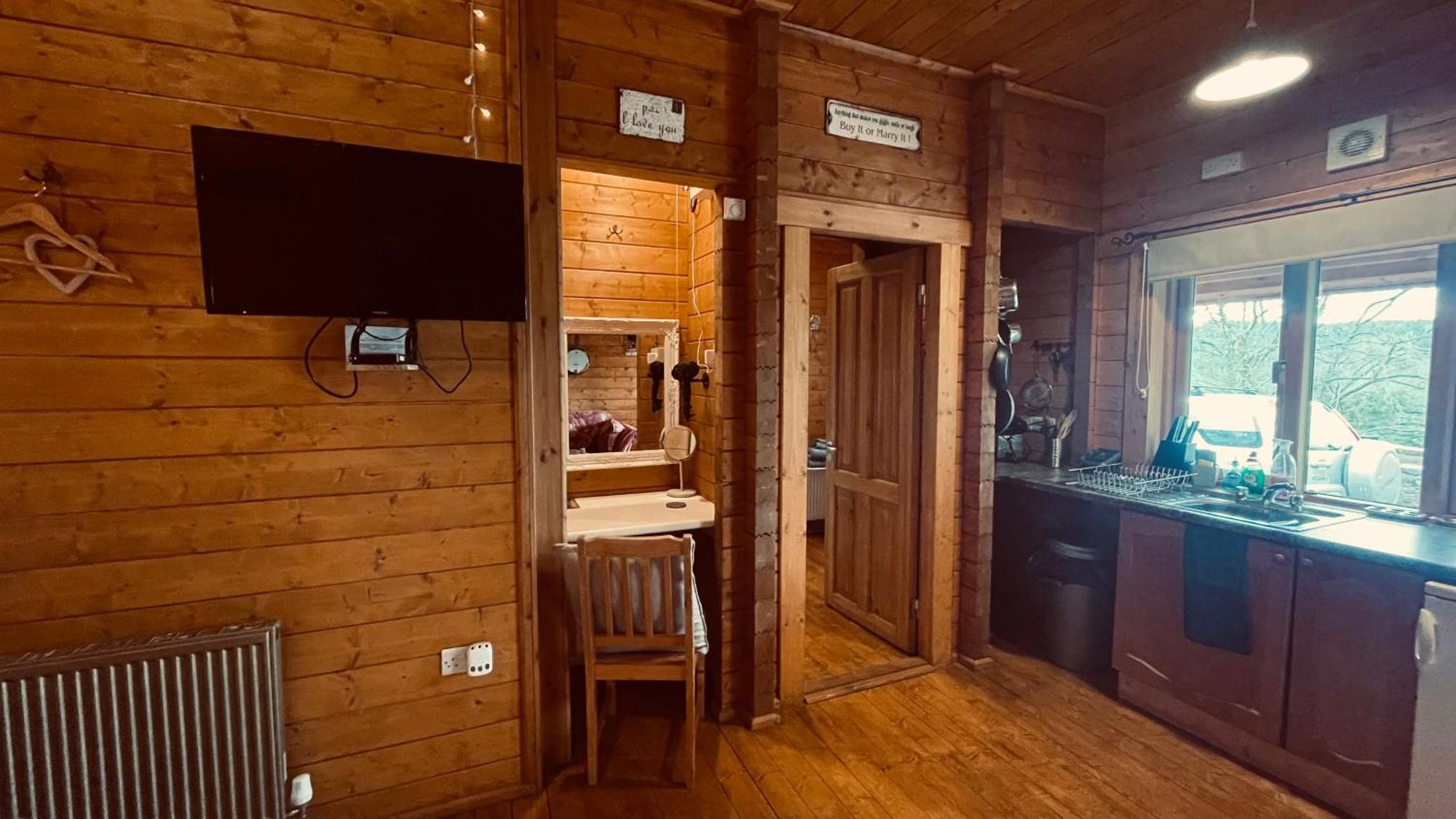Blossom Cabin - Little Log Cabin In Wales Newtown  Kültér fotó